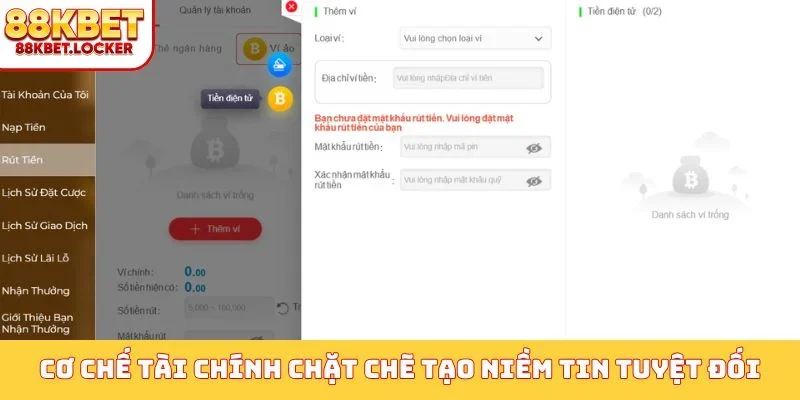 Cơ chế tài chính chặt chẽ tạo niềm tin tuyệt đối